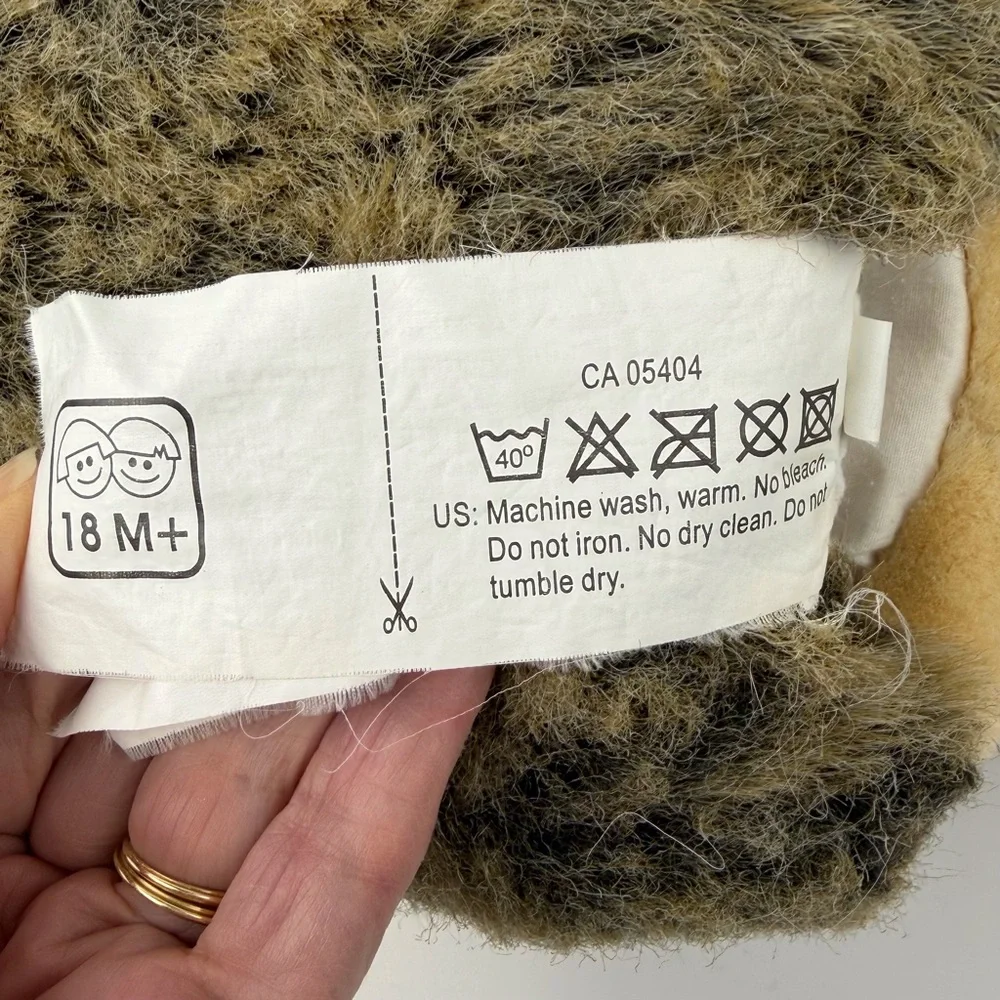 IKEA Titta Hedgehog Hand Puppet Plush Stuffed Animal 12" Sewn Eyes Pretend Play - Picture 6 of 8